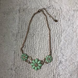 Floral statement necklace